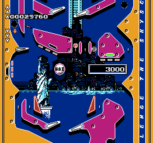 Rollerball NES / Famicom Screenshot: This is the middle screen of three.