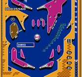 Rollerball for NES / Famicom - This is the bottom screen; Don't lose the ball here, or it's gone!