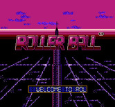 Rollerball for NES / Famicom - Title screen.