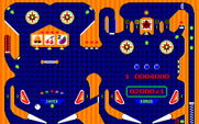 Rollerball for PC-8800 Series - Game in progress.