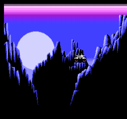 Solar Jetman: Hunt for the Golden Warpship NES / Famicom Screenshot: Landing on the next world...