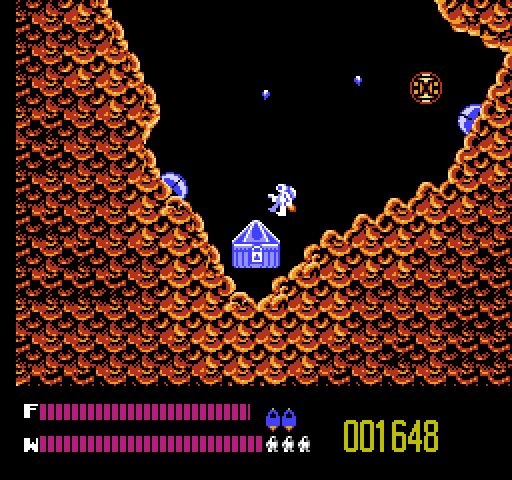 Solar Jetman: Hunt for the Golden Warpship NES / Famicom Screenshot: This may be the part I'm searching for...