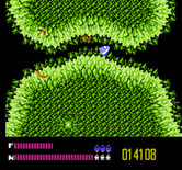 Solar Jetman: Hunt for the Golden Warpship for NES / Famicom - The path here is narrow!