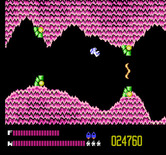 Solar Jetman: Hunt for the Golden Warpship for NES / Famicom - Don't get zapped in this cave...