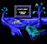Solar Jetman: Hunt for the Golden Warpship for NES / Famicom - Explore, or equip your pod?