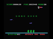 Star Blazer for MSX - Game over.