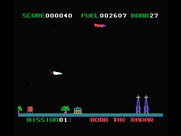 Star Blazer for MSX - Game start.