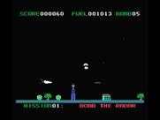 Star Blazer for MSX - Additional bombs are arriving via parachute!