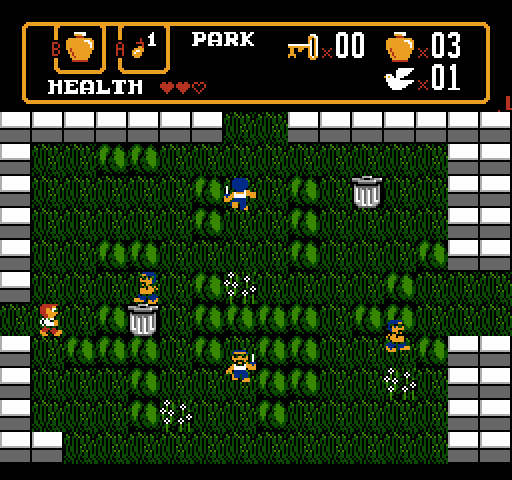 Spiritual Warfare NES / Famicom Screenshot: Another screen with lots of bad guys...