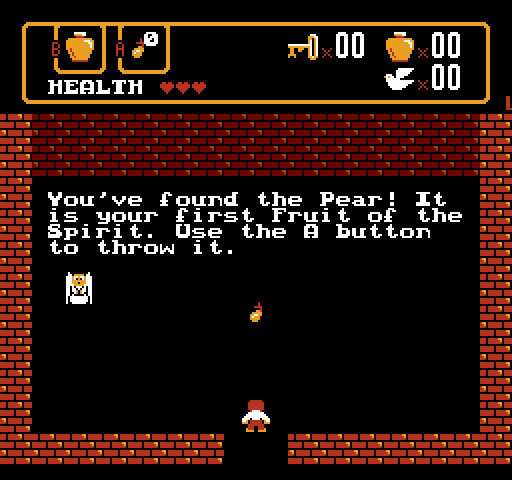 Spiritual Warfare NES / Famicom Screenshot: I found an item!