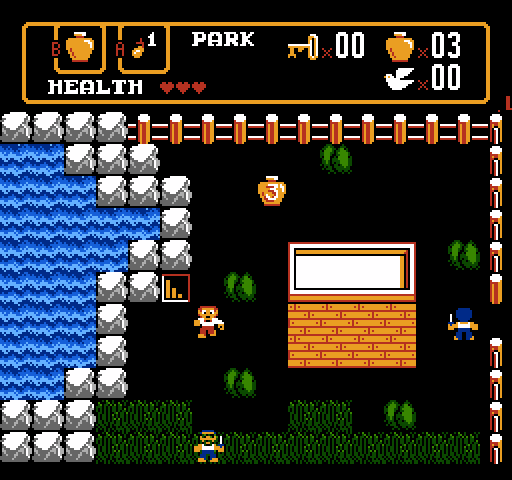 Spiritual Warfare NES / Famicom Screenshot: This is where the stairs exit...