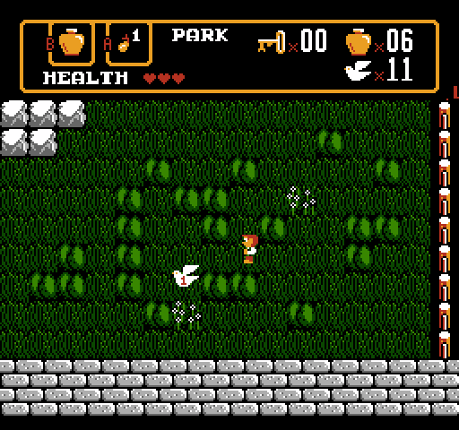 Spiritual Warfare NES / Famicom Screenshot: An angel flies away...