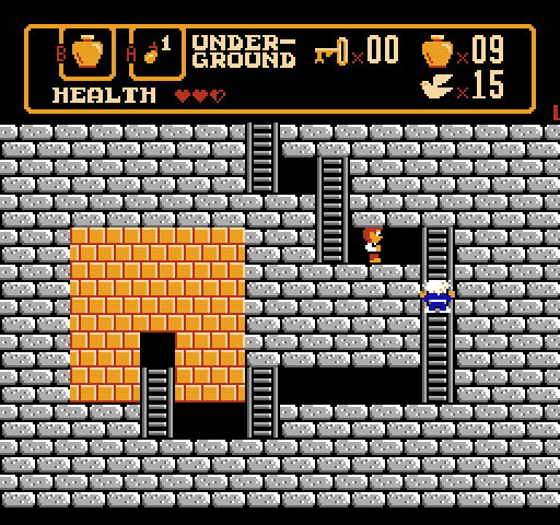 Spiritual Warfare NES / Famicom Screenshot: A dead end...or is it?