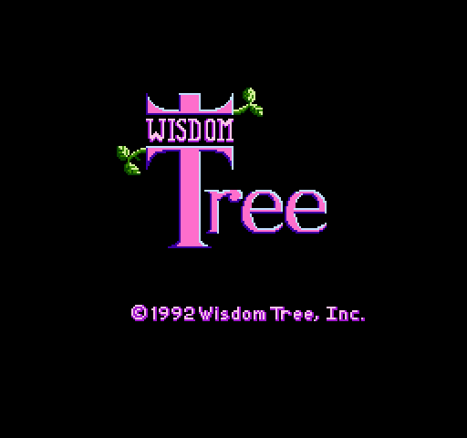 Spiritual Warfare NES / Famicom Screenshot: Wisdom Tree logo screen.