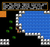 Spiritual Warfare for NES / Famicom - Go down these stairs and look around...