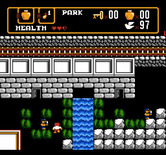 Spiritual Warfare for NES / Famicom - I'll need to find a way around this waterfall...