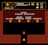 Spiritual Warfare for NES / Famicom - The park train station...