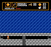 Spiritual Warfare for NES / Famicom - I can exit to the right, or take the ladder even further down...