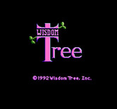 Spiritual Warfare for NES / Famicom - Wisdom Tree logo screen.