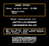Spiritual Warfare for NES / Famicom - Game over.