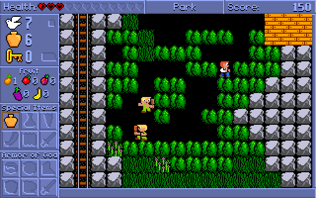 Spiritual Warfare IBM PC/Compatibles Screenshot: A dead end...