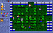 Spiritual Warfare for IBM PC/Compatibles - On to the next screen with lots of bad guys!