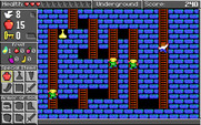 Spiritual Warfare for IBM PC/Compatibles - Entering an underground ladder maze...