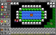 Spiritual Warfare for IBM PC/Compatibles - I'll need to find an item to use this raft...