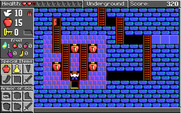 Spiritual Warfare for IBM PC/Compatibles - Pick up the jars for bonus items.
