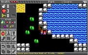 Spiritual Warfare for IBM PC/Compatibles - Head down the stairs to find the Belt of Truth.