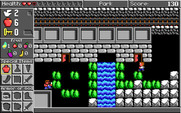Spiritual Warfare for IBM PC/Compatibles - I need to cross this river...maybe the doors can help?