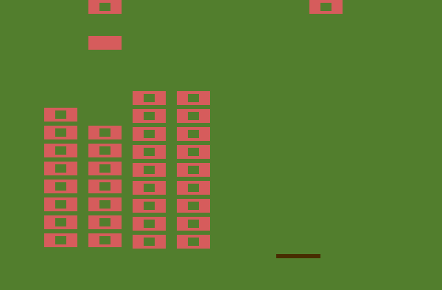 Codebreaker Atari 2600 Screenshot: Nim in progress...