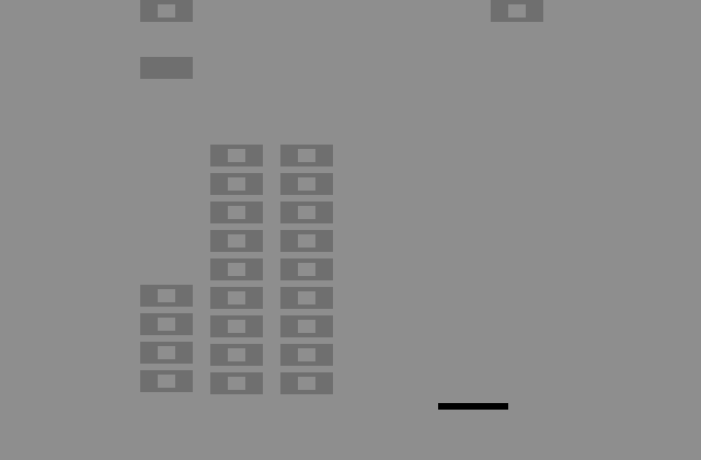 Codebreaker Atari 2600 Screenshot: Game of Nim in progress...