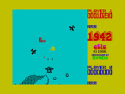 1942 for ZX Spectrum - Pick up the "Pow" for a bonus.