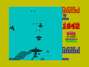 1942 for ZX Spectrum - Attacks can come from behind too...