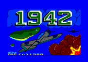 1942 for Amstrad CPC - Loading screen.