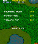 1942 for Arcade - Game over.