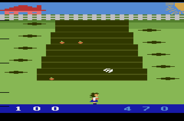 Wabbit Atari 2600 Screenshot: Game over.