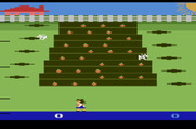 Wabbit for Atari 2600 - Game start; here come the wabbits!