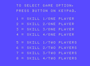 Frantic Freddy for ColecoVision - Select a game option.