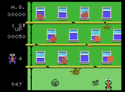 Frantic Freddy for ColecoVision - Freddy deals with some fires...