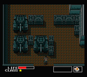 Metal Gear for MSX - Exploring the warehouse...