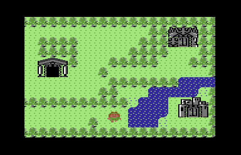 Aigina's Prophecy Commodore 64 Screenshot: I've reached a dead end!