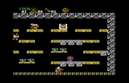 Aigina's Prophecy for Commodore 64 - If you can find a key, treasure chests may contain useful items.