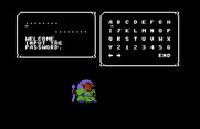 Aigina's Prophecy for Commodore 64 - If you've received a password, you can enter it to continue the game from the given point...