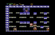 Aigina's Prophecy for Commodore 64 - The ladder at the bottom left will take you to another room...
