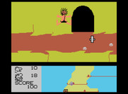 B.C. II: Grog's Revenge for ColecoVision - Smack! Oops, I missed the tunnel and crashed into a wall.