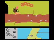 B.C. II: Grog's Revenge for ColecoVision - It's Grog! Game over.