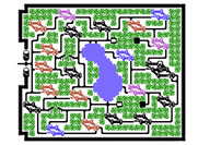 Alcazar: The Forgotten Fortress for ColecoVision - Game start; here's the map...