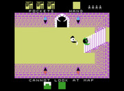 Alcazar: The Forgotten Fortress for ColecoVision - Escaping up some stairs...